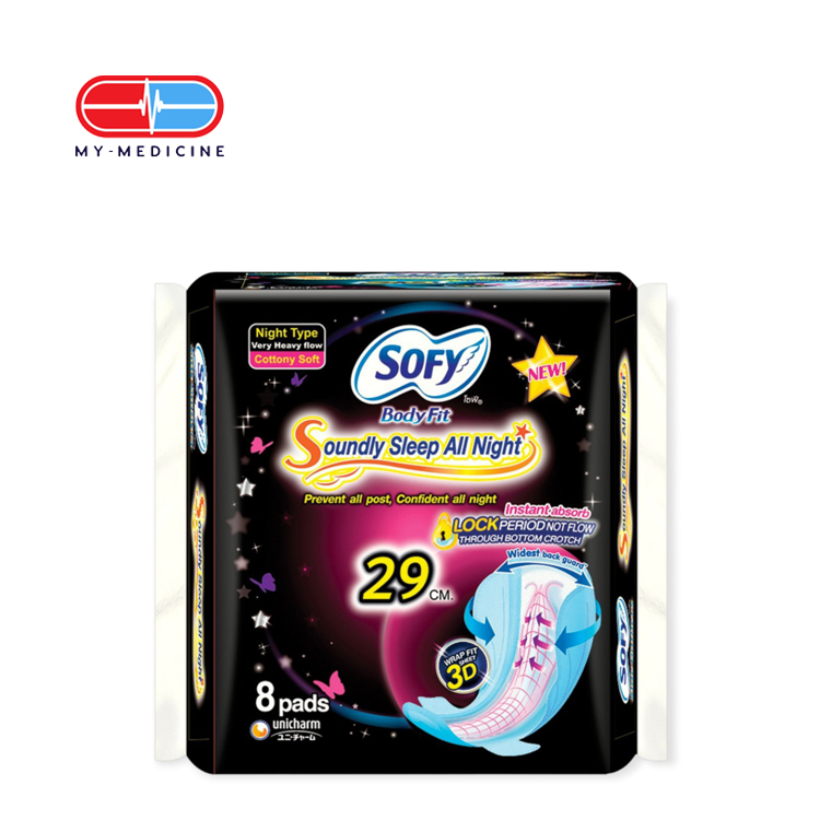 Sofy BodyFit Night 29 cm (8 Pieces)