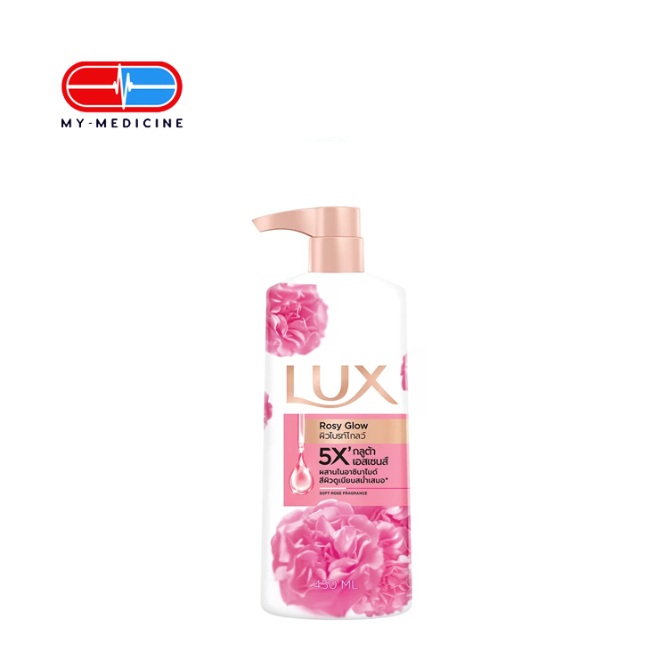 Lux 5x Rosy Glow Body Wash 450 ml