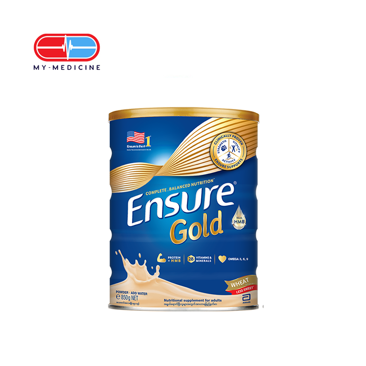 Ensure Gold 850 g (Wheat Flavor- Less Sweet)