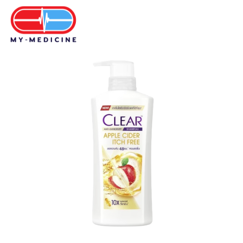 Clear Anti-Dandruff Apple Cider Itch Free Shampoo 400ml