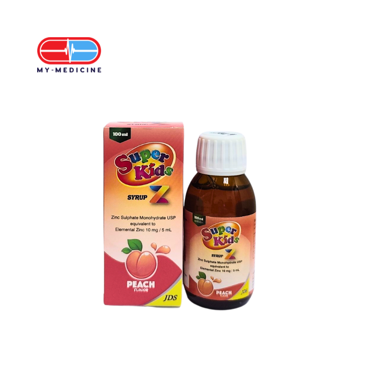 [MD110138] SuperKids Z Syrup 100ml (Peach Flavour)