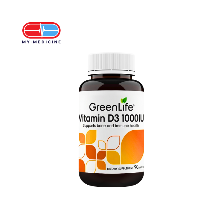 [MD131601] GreenLife Vitamin D3 1000 IU 90pcs